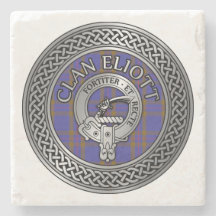 Klan Eliott Vapensköld & Tartan Knot