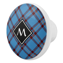 Klan Elliot Ancient Tartan Ceramic Knob Knopp