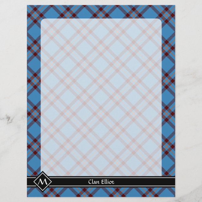 Klan Elliot Ancient Tartan Flyer (Framsidan)