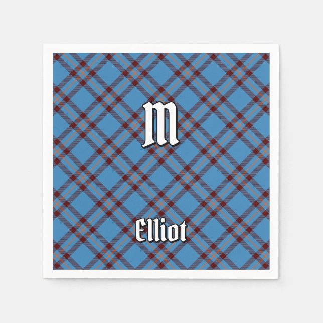 Klan Elliot Ancient Tartan Napkins Pappersservett (Framsidan)
