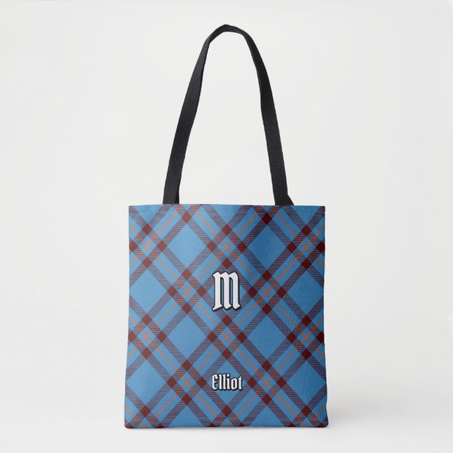 Klan Elliot Ancient Tartan Tote Bag Tygkasse (Framsida)