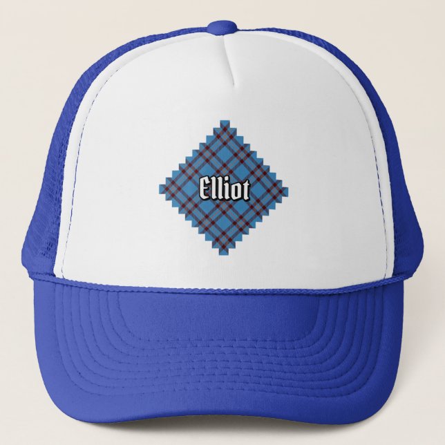 Klan Elliot Ancient Tartan Truckerkeps (Framsida)