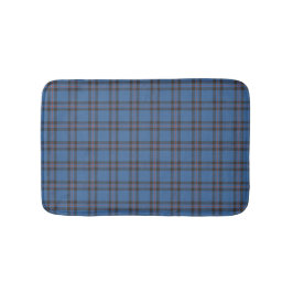Klan Elliot Light Blue and Brown Scottish Tartan Badrumsmatta