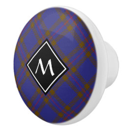 Klan Elliot Modern Tartan Ceramic Knob Knopp