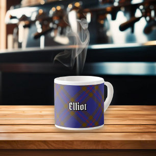 Klan Elliot Modern Tartan Espresso Kopp Espressomugg