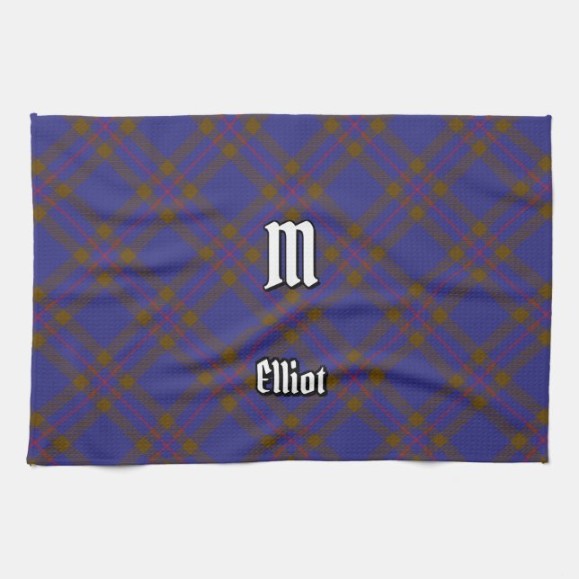 Klan Elliot Modern Tartan Kitchen Towel Kökshandduk (Horisontell)
