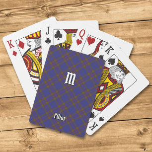 Klan Elliot Modern Tartan-uppspelningskort Casinokort