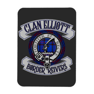 Klan Elliott Badge, Gräns Reivers, Scotland Tape Magnet