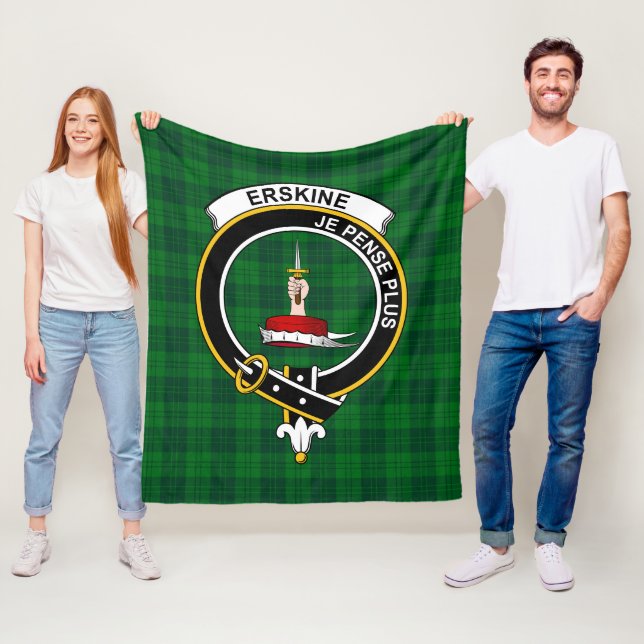 Klan Erskine Hunting Tartan Play Fleecefilt (På plats)