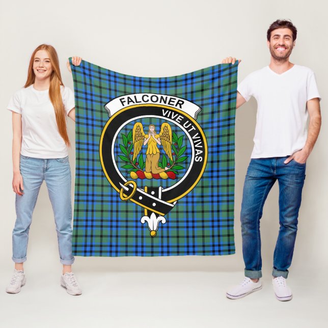 Klan Falconer Tartan Play Fleecefilt (På plats)