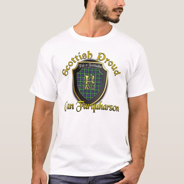 Klan Farquharson Scottish Proud Shirts T Shirt (Framsida)