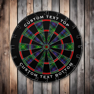 Klan Farquharson Tartan Dart Board Darttavla