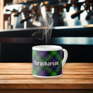 Klan Farquharson Tartan Espresso Kopp Espressomugg