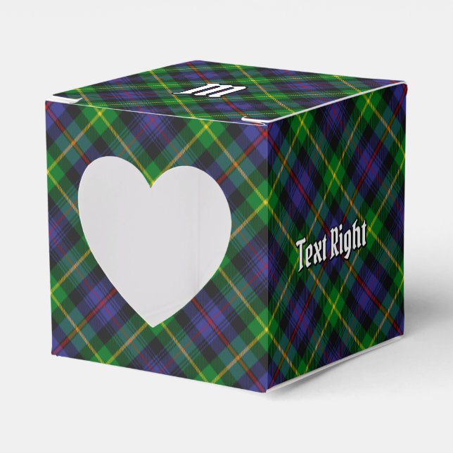 Klan Farquharson Tartan Favor Box Presentaskar (Framsidan Sidan)