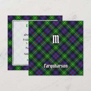 Klan Farquharson Tartan Inbjudningar