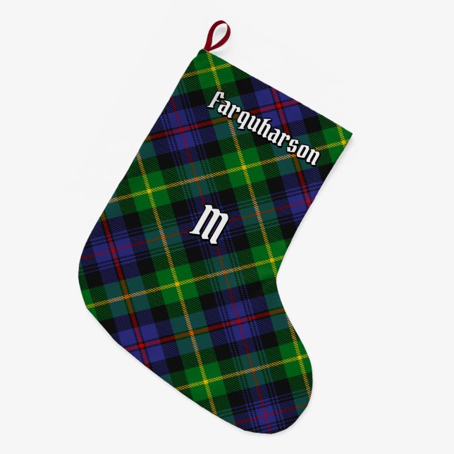Klan Farquharson Tartan-julklapp Stor Julstrumpa (Framsidan (Hängande))