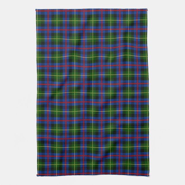 Klan Farquharson Tartan Kökshandduk (Vertikal)