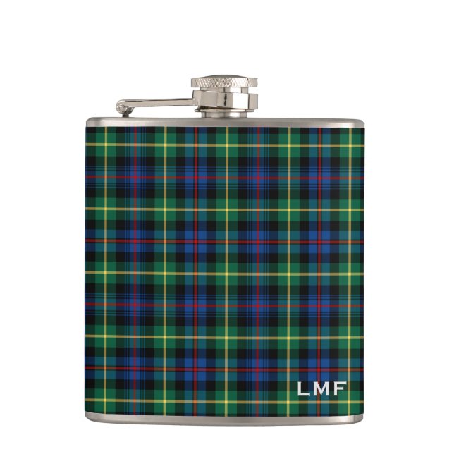 Klan Farquharson Tartan Monogram Fickplunta (Framsidan)