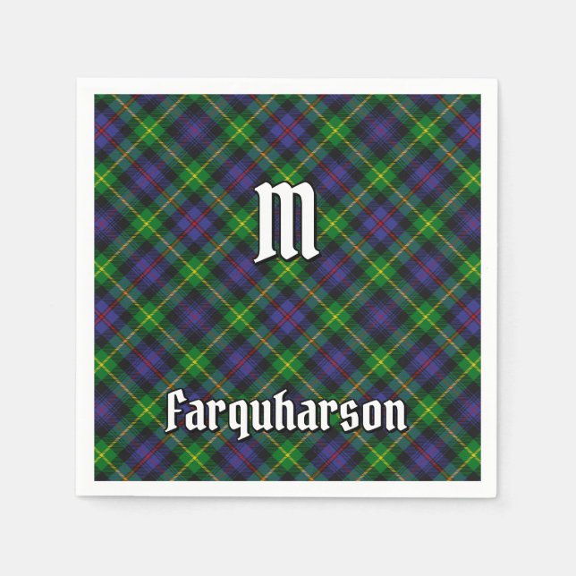 Klan Farquharson Tartan Napkins Pappersservett (Framsidan)