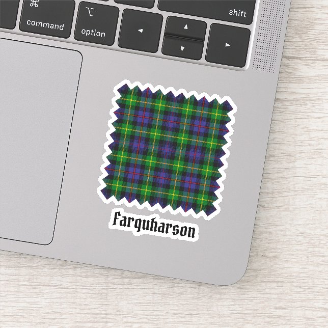 Klan Farquharson Tartan Sticker Klistermärken (Detalj)