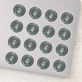 Klan Farquharson Vapensköld & Tartan Knot Klistermärken