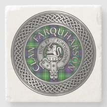 Klan Farquharson Vapensköld & Tartan Knot