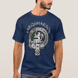 Klan Farquharson Vapensköld & Tartan T Shirt