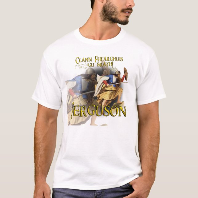 Klan Ferguson Highland Games T-shirt (Framsida)