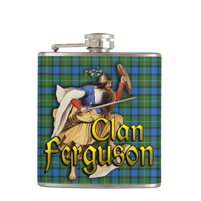 Klan Ferguson Old Scotland-kolv Fickplunta (Framsidan)