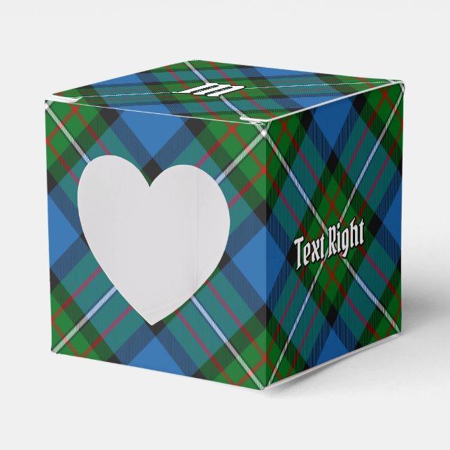 Klan Ferguson Tartan Favor Box Presentaskar (Framsidan Sidan)