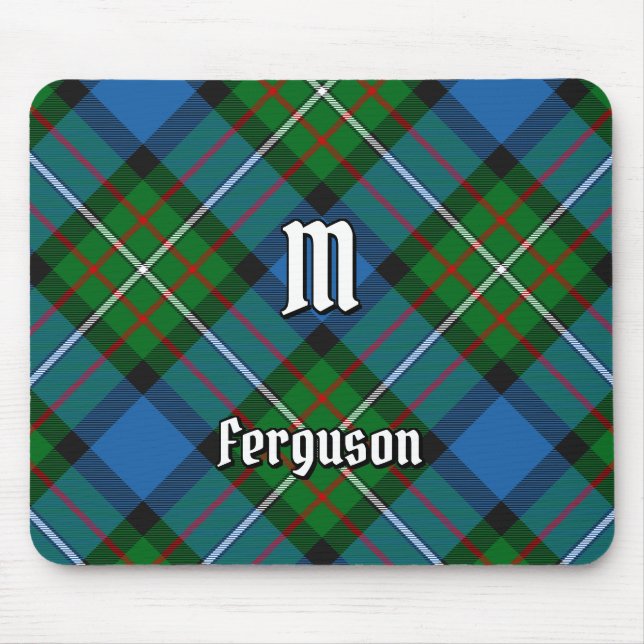 Klan Ferguson Tartan Mouse Pad Musmatta (Framsidan)