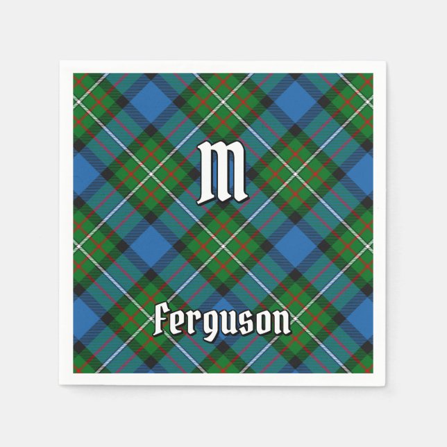 Klan Ferguson Tartan Napkins Pappersservett (Framsidan)