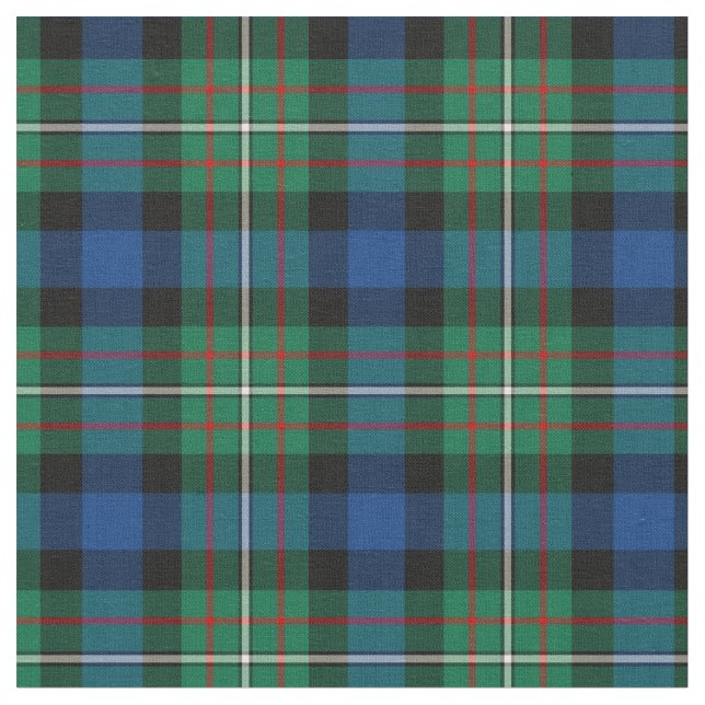 Klan Ferguson Tartan Tyg (Närbild)