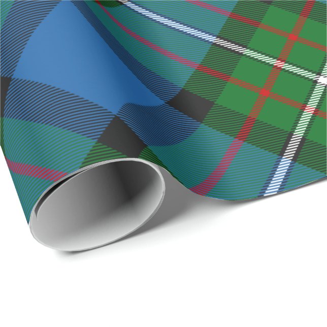 Klan Ferguson Tartan Wrapping Papper Presentpapper (Rullad Hörn)
