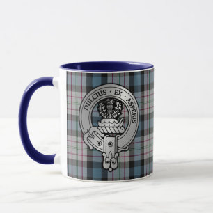 Klan Ferguson Vapensköld & Dress Tartan Mugg