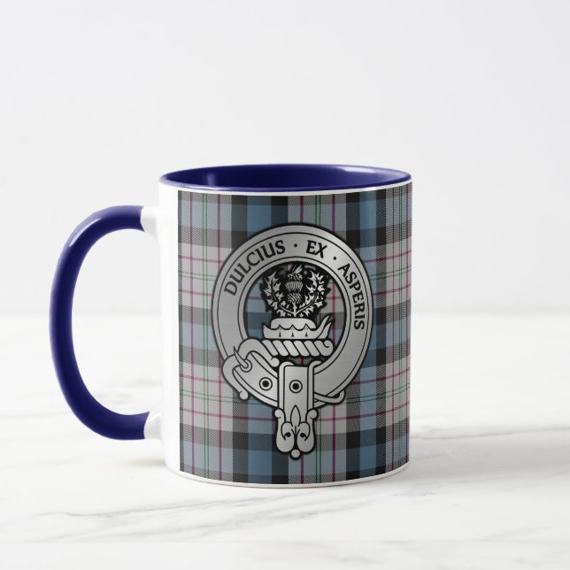 Klan Ferguson Vapensköld & Dress Tartan Mugg (Vänster)