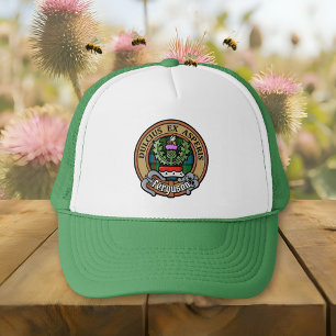 Klan Ferguson Vapensköld över Tartan Truckerkeps