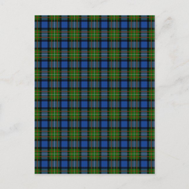 Klan Fergusson Tartan Vykort (Framsida)