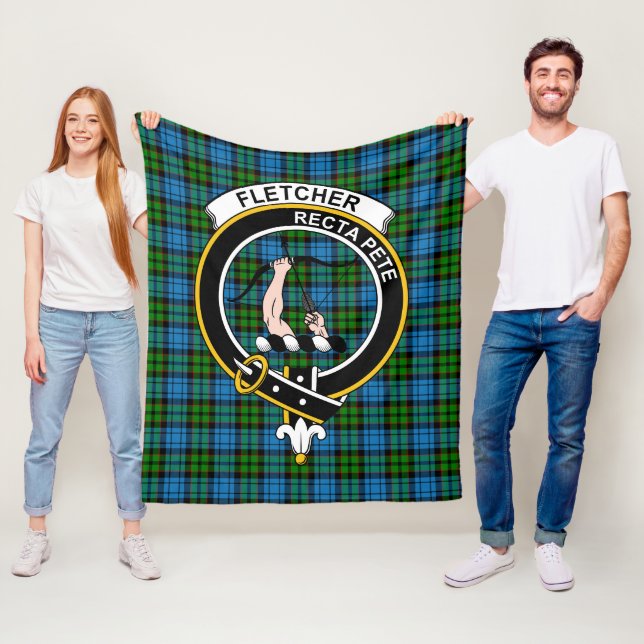 Klan Fletcher Tartan Play Fleecefilt (På plats)