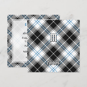 Klan Forbes Dress Tartan Inbjudningar