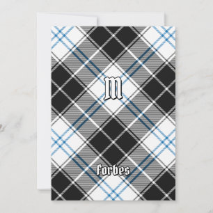 Klan Forbes Dress Tartan Inbjudningar