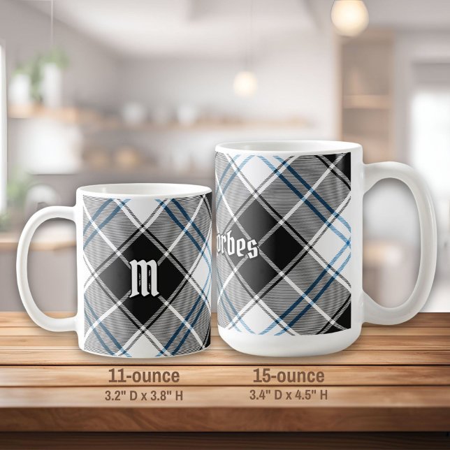 Klan Forbes Dress Tartan Kaffemugg (Skapare uppladdad)