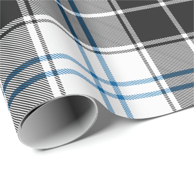 Klan Forbes Dress Tartan Presentpapper (Rullad Hörn)