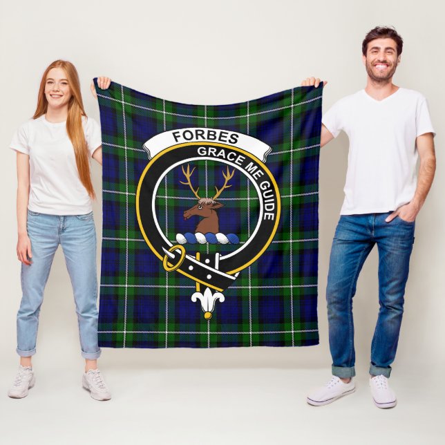 Klan Forbes Modern Tartan Play Fleecefilt (På plats)