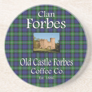Klan Forbes Old Castle Forbes Coffee Co. Underlägg Sandsten