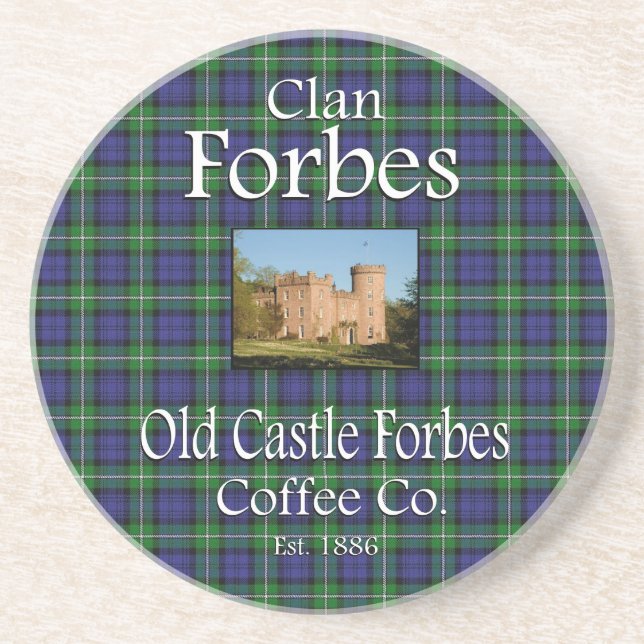 Klan Forbes Old Castle Forbes Coffee Co. Underlägg Sandsten (Framsidan)
