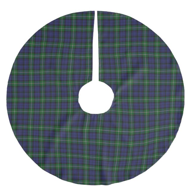 Klan Forbes Tartan Play Träd Skirt Julgransmatta Borstad Polyester (Framsidan)