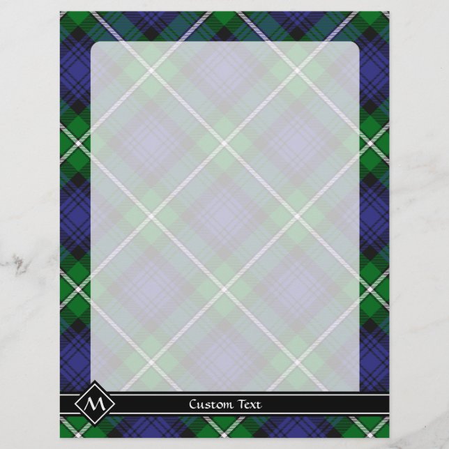 Klan Forbes Tartan Reklamblad (Framsidan)