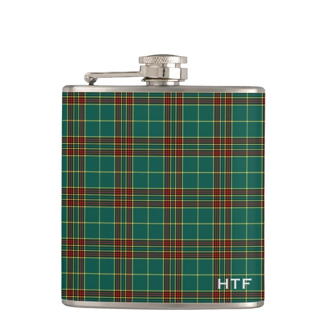Klan Forde Tartan Monogrammed Fickplunta (Framsidan)