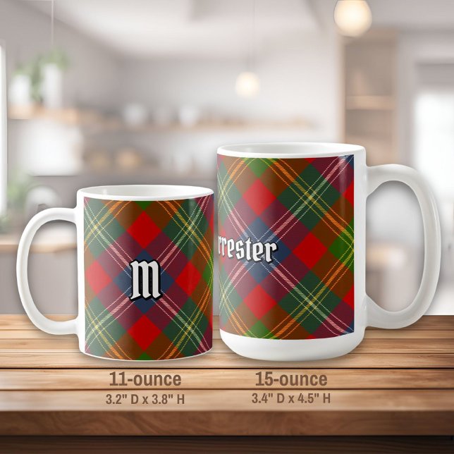 Klan Forrester Tartan Kaffemugg (Skapare uppladdad)